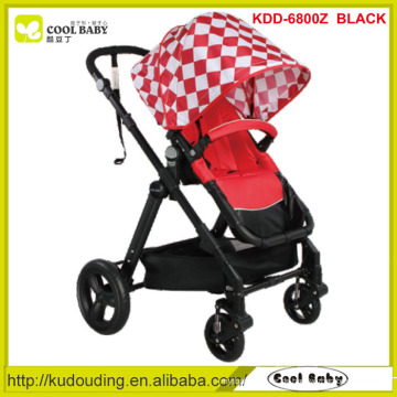 Baby-Kinderwagen, Baby-Puppe Kinderwagen, Baby-Kinderwagen mit großen Rädern